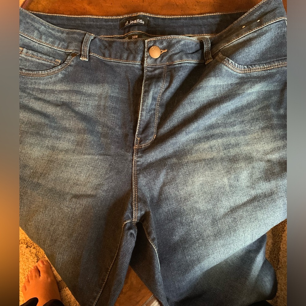 d. jeans Medium Blue High-Rise Slim Jeans